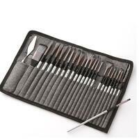 Без бренда «Коробка 50 шт.: Набор кистей для рисования в чехле, премиум набор (23 нейлоновых кисти, 1 мастихин)» в Перми