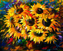 Без бренда «Собранный букет подсолнухов» в Перми