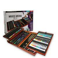 Без бренда «Художественный набор (174 предмета) в деревянном чемоданчике» в Перми