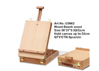 Без бренда «Набор подарочный «Две картинки» 27 предметов: этюдник 35 см из бука, краски акрил 12x12 мл, 2 холста 22x30 на мдф, 10 кисти, мастихин, палитра» в Перми в интернет-магазине  Без бренда «Набор подарочный «Две картинки» 27 предметов: этюдник 35 см из бука, краски акрил 12x12 мл, 2 холста 22x30 на мдф, 10 кисти, мастихин, палитра» в Перми