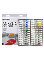 Без бренда «Коробка 24 шт.: Акриловые краски «Две картинки» 24 шт. по 12 мл, проф. пигмент» в Перми в интернет-магазине  Без бренда «Коробка 24 шт.: Акриловые краски «Две картинки» 24 шт. по 12 мл, проф. пигмент» в Перми