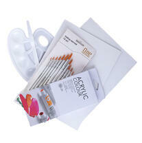 Без бренда «Набор подарочный «Две картинки»: краски акрил 12x12 мл, 2 холста 22x30 на мдф, 10 кистей, мастихин, палитра. Уценка (без упаковки)» в Перми в интернет-магазине  Без бренда «Набор подарочный «Две картинки»: краски акрил 12x12 мл, 2 холста 22x30 на мдф, 10 кистей, мастихин, палитра. Уценка (без упаковки)» в Перми