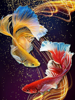 Без бренда «Желтая и красная рыбки (20шт)» в Перми