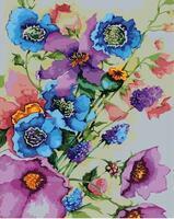 Картина по номерам «Нежные полевые цветочки»