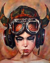 Без бренда «Девушка в шлеме с сигаретой» в Перми