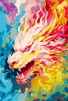 Без бренда «Разноцветный огненный дракон» в Перми в интернет-магазине  Без бренда «Разноцветный огненный дракон» в Перми