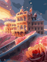 Без бренда «Сказочный дворец в окружении роз» в Перми в интернет-магазине Без бренда «Сказочный дворец в окружении роз» в Перми