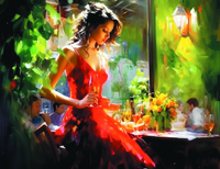 Без бренда «Милая девушка с бокалом шампанского» в Перми