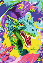 Без бренда «Стая ярких дракончиков» в Перми в интернет-магазине  Без бренда «Стая ярких дракончиков» в Перми