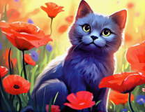 Без бренда «Серый котик и маки» в Перми