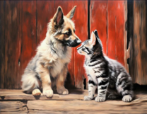 Без бренда «Знакомство котенка и щенка» в Перми