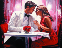 Без бренда «Пара на свидании в ресторане» в Перми