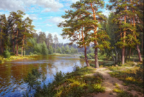 Без бренда «Хвойный лес и река» в Перми в интернет-магазине  Без бренда «Хвойный лес и река» в Перми