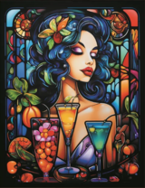 Без бренда «Витражное изображение девушки» в Перми