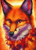 Без бренда «Хитрая лиса с осенним венком» в Перми