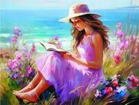 Без бренда «Девочка читает на берегу» в Перми в интернет-магазине  Без бренда «Девочка читает на берегу» в Перми